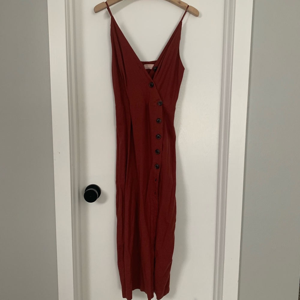 Urban Button Down Midi Dress